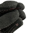 Luva Preta Pigmentada Tricotada Segurança Epi Canteiro Obra |